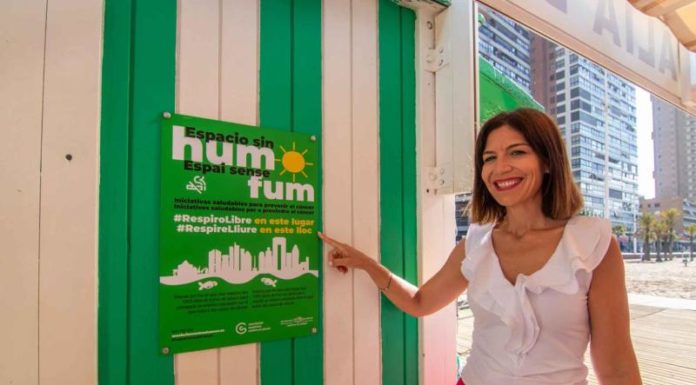 Smoke-free zones for Benidorm beaches
