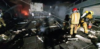 Blaze closes Alicante airport