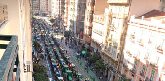 Farmers storm Valencia city