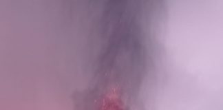 Volcano makes history