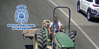 Man exits bar and steals tractor
