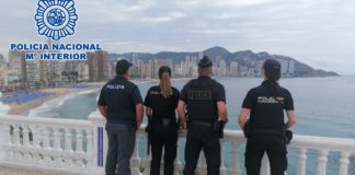 Police on a busman’s holiday on the Costa