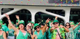 A sea of green for St Patrick