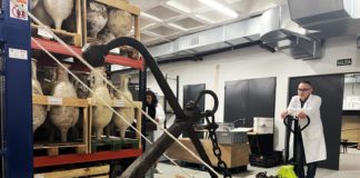 Villamuseu to display British anchor from WWI