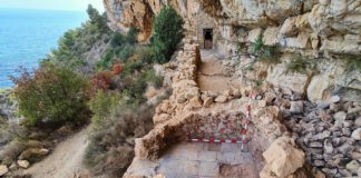 Ancient outdoor oven restored