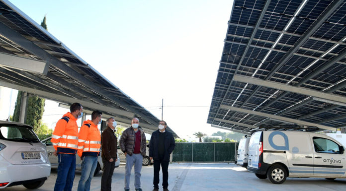 Solar panels power water supply for Jávea homes