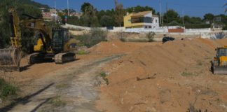 Preparations underway to build footbridge