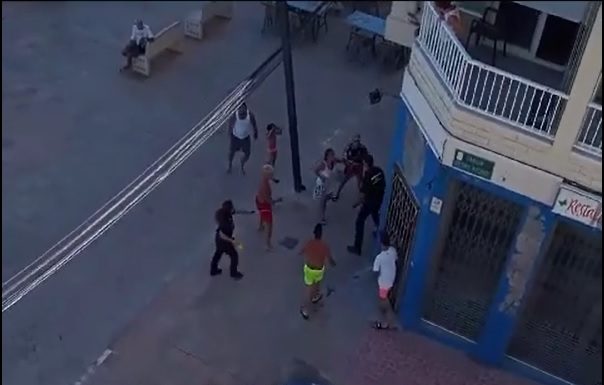 PCs assaulted on seaside promenade