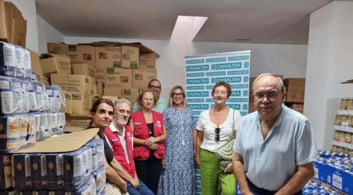 Basic necessities donated to Cáritas Altea