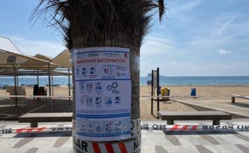 Benidorm beaches closed