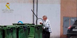 Bin burner suspect detained