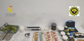 Lad and dad drug team bust