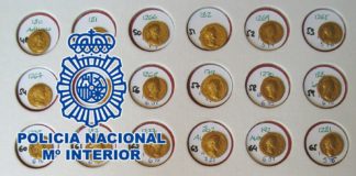 Roman coins seized in police sting