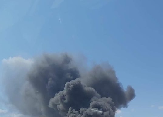 Warning over rubbish tip fire