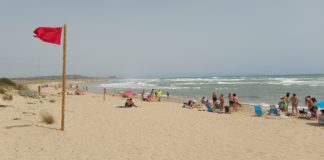 Sea rescue at Arenales