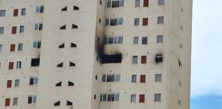 Mourning for fire victims