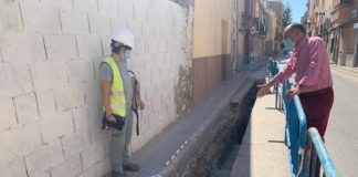 Defence wall discovered by workmen
