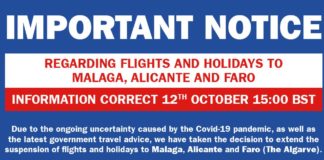 Jet 2 blow for Alicante province