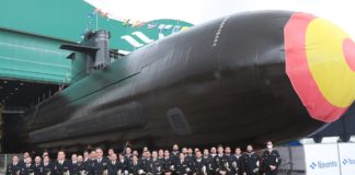 Four-billion-euro submarine launched