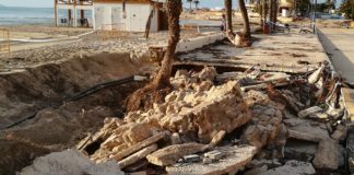 Repairs at last for smashed up seafront