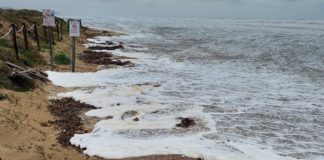Sea surge