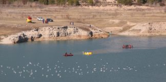 Helicopter salvaged from Villajoyosa reservoir