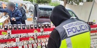 Counterfeit goods seized at Costa market
